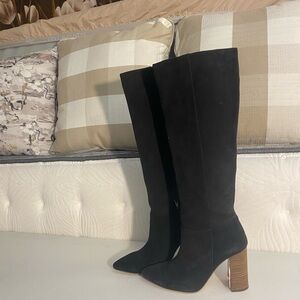 Steve Madden Black Heeled Boots